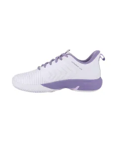 Kswiss Ultrashot Light Clay Blanc Violet Femme | Ofertas de Padel 2